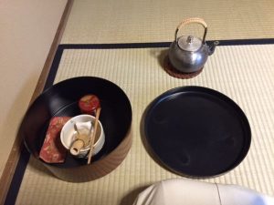 Japanese tea set box
