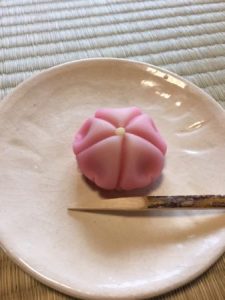 Japanese sweets of cherry blossom