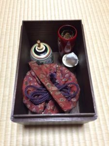 Japanese tea box