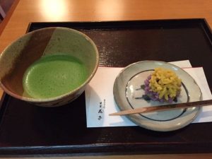 Japanese tea and sweets