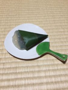 a drop of a bamboo leaf