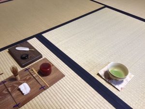 tea ceremony for full moon day in Kyoto