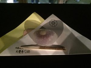 Japanese sweet for tea ceremony 