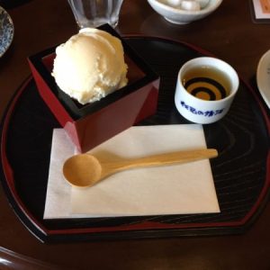 Sake icecream
