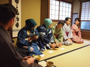 tea ceremony and Kimono in Kyoto