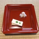 Japanese sweets for tea ceremony