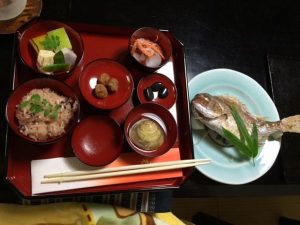 Japanese meal for 100days after birth